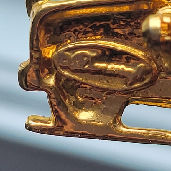 Vintage Danecraft signed school bus brooch - Picture 4 of 4